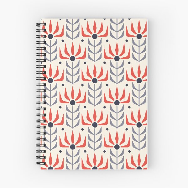 Item preview, KF 0031 H - Retro Vintage Flowers Minimalist 70s Modern Geometric Floral Pattern designed and sold by KhakiFinch.