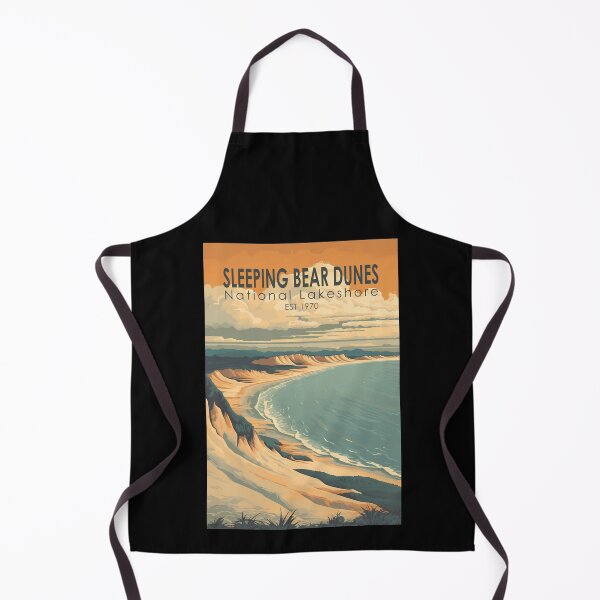 Item preview, Sleeping Bear Dunes National Lakeshore Travel Art Vintage designed and sold by KrisSidDesigns.