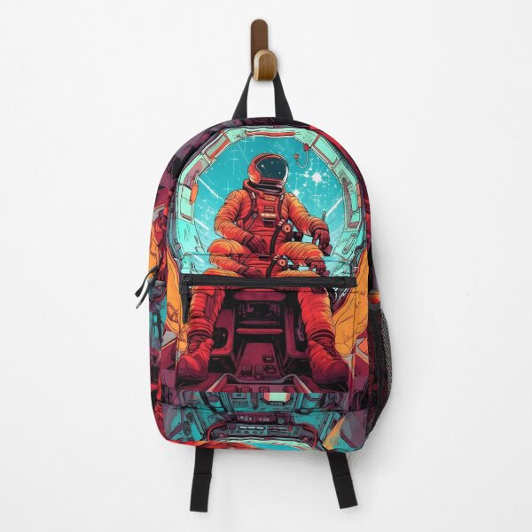 Item preview, A tough astronaut travels through space in his spaceship designed and sold by Art Happens.