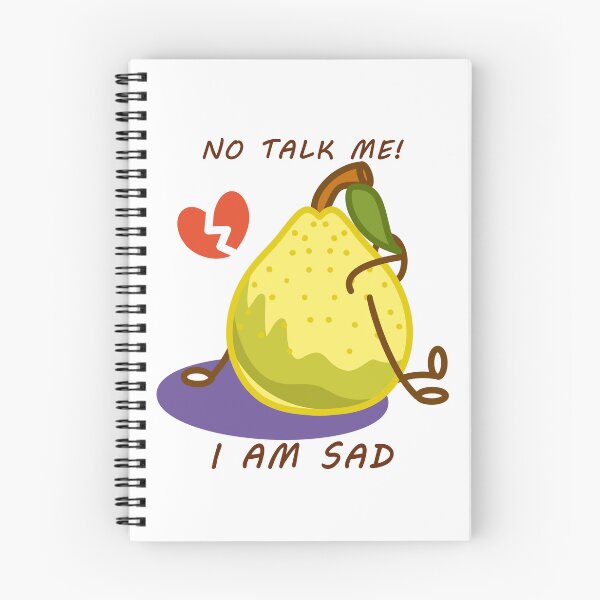 Item preview,  Sad Pear, Yellow Pear, No talk me designed and sold by Lychee Design.