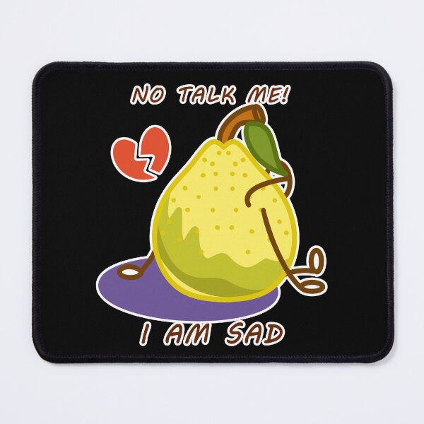 Item preview, Sad Pear, Yellow Pear, No talk me designed and sold by Lychee Design.