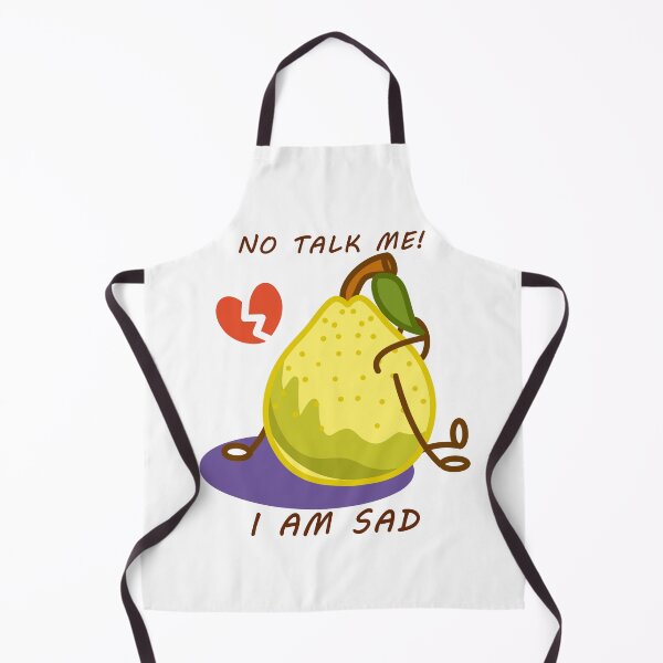 Item preview, Sad Pear, Yellow Pear, No talk me designed and sold by Lychee Design.