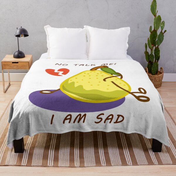 Item preview, Sad Pear, Yellow Pear, No talk me designed and sold by Lychee Design.