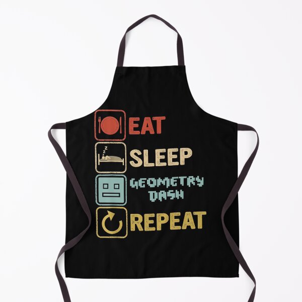 Item preview, funny eat sleep geometry dash repeat retro vintage, geometry dash Dad Gift, Fathers Day, kids Birthd designed and sold by layne-miyok.