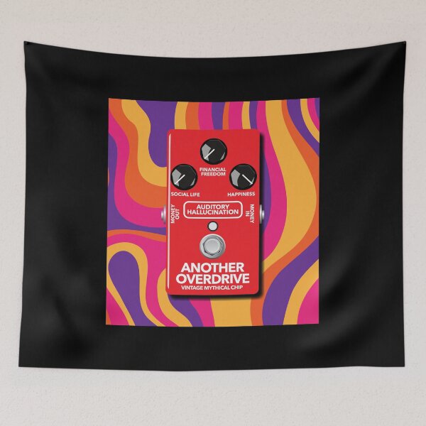 Item preview, Funny Guitar Effect Pedal - Auditory Hallucination Overdrive Effect Pedal  designed and sold by tuapekkong2001.