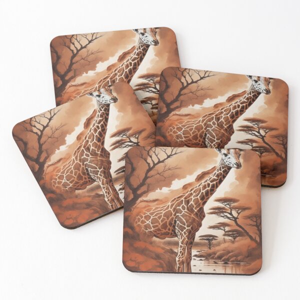 Item preview, Giraffe African Animal Inspired Art designed and sold by CDC40.