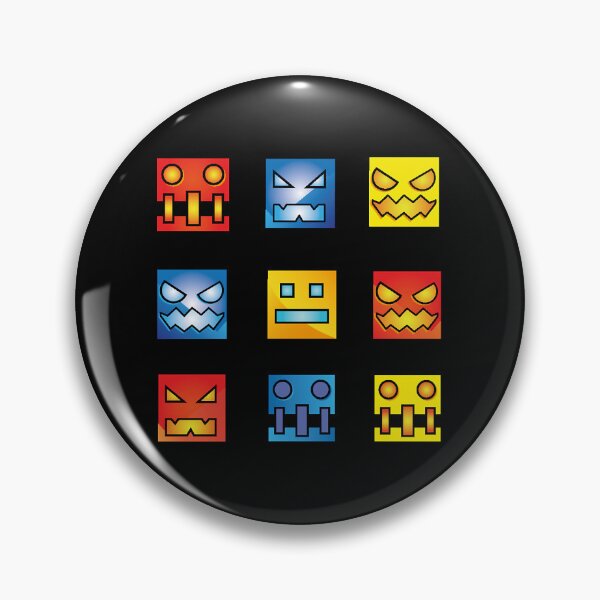 Item preview, geometry dash icon face designed and sold by layne-miyok.
