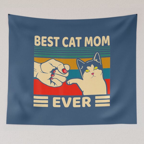 Item preview, Best Cat Mom Ever 	 Vintage Bump Fit Mothers Day 		 designed and sold by zkguklahcz21.