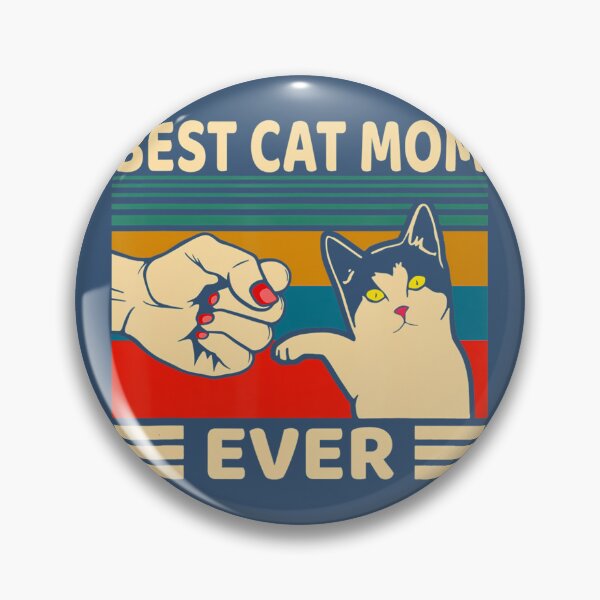 Item preview, Best Cat Mom Ever 	 Vintage Bump Fit Mothers Day 		 designed and sold by zkguklahcz21.