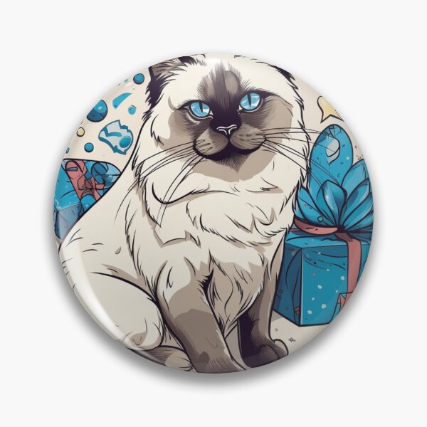 Item preview, Purrfect Designs": Cute and Playful Cat Activity Toys for Adorable Birman Breeds designed and sold by DooodleGod.