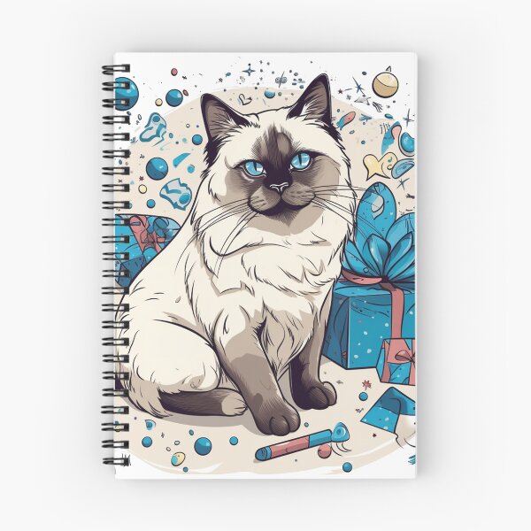 Item preview, Purrfect Designs": Cute and Playful Cat Activity Toys for Adorable Birman Breeds designed and sold by DooodleGod.