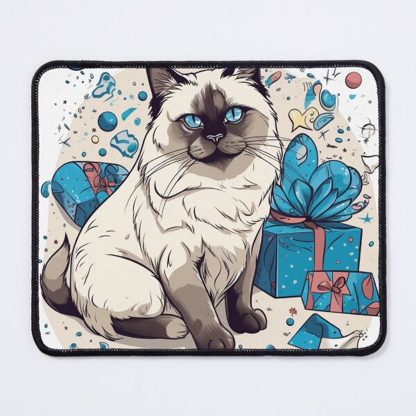 Item preview, Purrfect Designs": Cute and Playful Cat Activity Toys for Adorable Birman Breeds designed and sold by DooodleGod.