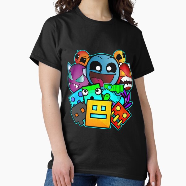 Item preview, geometry dash old school gaming designed and sold by layne-miyok.