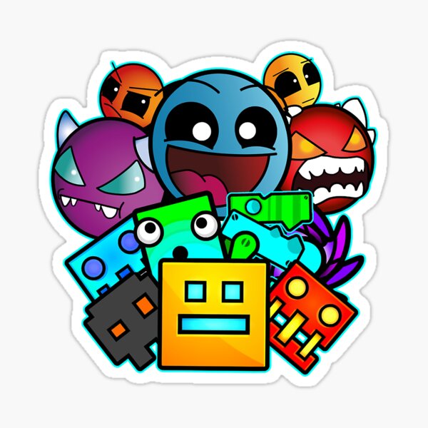 Item preview, geometry dash old school gaming designed and sold by layne-miyok.