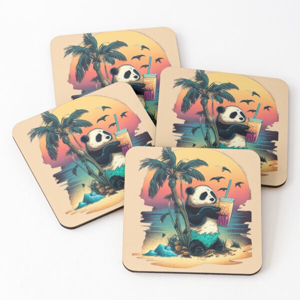 Item preview, Panda sipping Summer Spritz designed and sold by DarioNelaj.