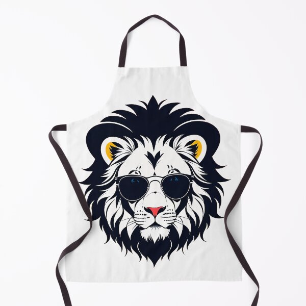 Item preview, Cool lion with black mane in sunglasses designed and sold by Harmonysens.