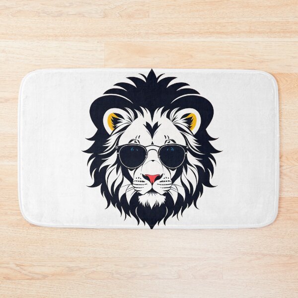 Item preview,  Cool lion with black mane in sunglasses  designed and sold by Harmonysens.