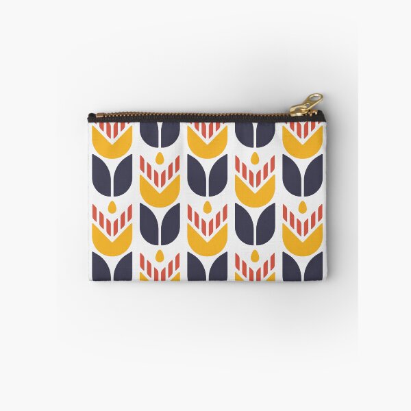 Item preview, KF 0032 F - Retro Vintage Tulip Flowers Minimalist 70s Modern Geometric Floral Pattern designed and sold by KhakiFinch.