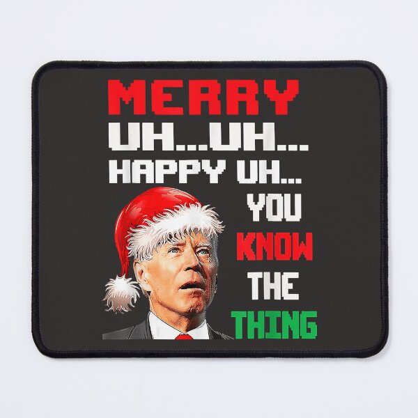 Item preview, Merry Uh Uh Christmas Funny Joe Biden Santa Confused Xmas  designed and sold by PeggyBookman.
