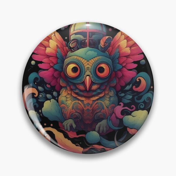 Item preview, Psychedelic Owl: Mystical Visions in Flight designed and sold by PsyCloth.