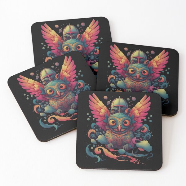 Item preview, Psychedelic Owl: Mystical Visions in Flight designed and sold by PsyCloth.