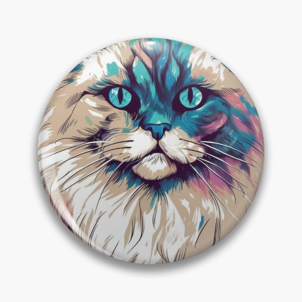 Item preview, Cat AI-Inspired Design - Playful and Cute Cat Lover's Trendy Line by Birman Cat designed and sold by DooodleGod.