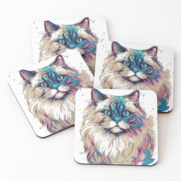 Item preview, Cat AI-Inspired Design - Playful and Cute Cat Lover's Trendy Line by Birman Cat designed and sold by DooodleGod.