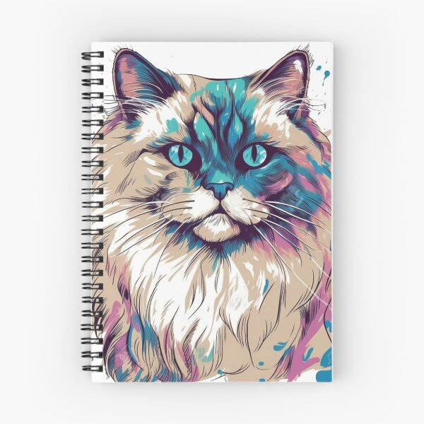 Item preview, Cat AI-Inspired Design - Playful and Cute Cat Lover's Trendy Line by Birman Cat designed and sold by DooodleGod.