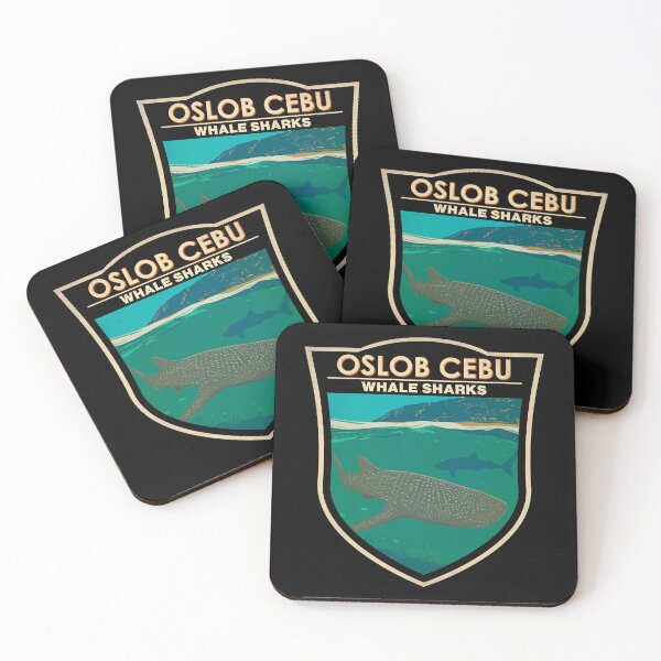Item preview, Oslob Cebu Philippines Whale Shark Travel Badge designed and sold by KrisSidDesigns.
