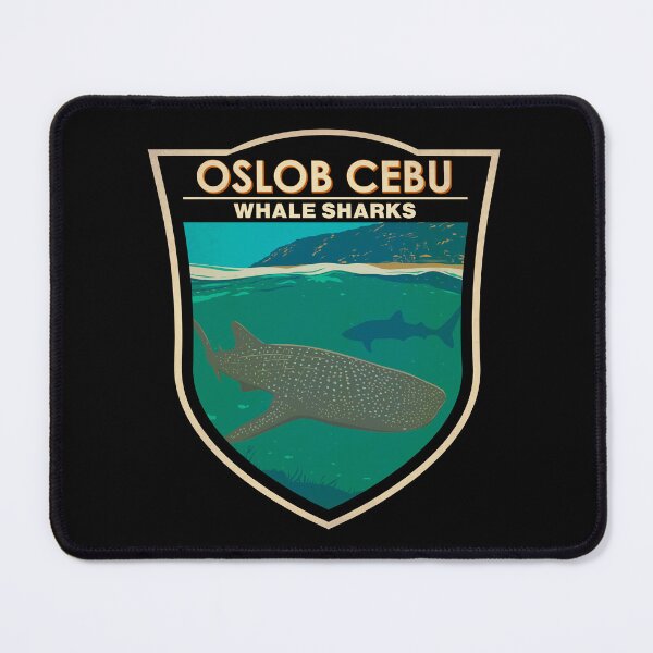 Item preview, Oslob Cebu Philippines Whale Shark Travel Badge designed and sold by KrisSidDesigns.