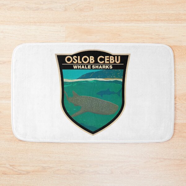 Item preview, Oslob Cebu Philippines Whale Shark Travel Badge designed and sold by KrisSidDesigns.
