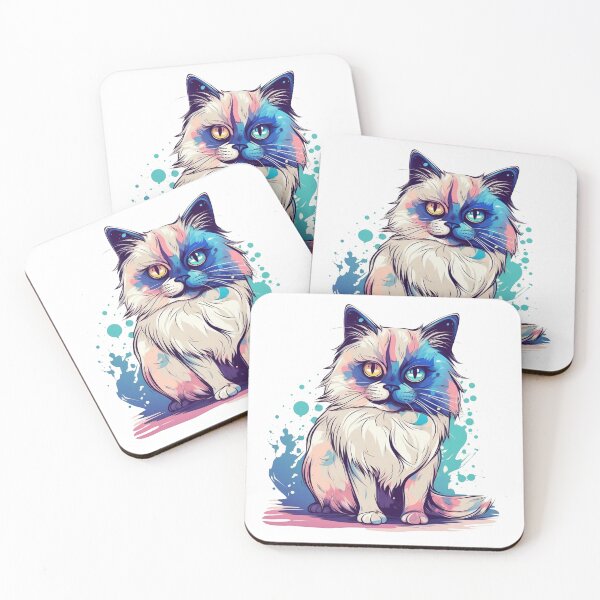 Item preview, Birman Cat Design with AI-inspiration, Perfect for Feline Lovers and Pet designed and sold by DooodleGod.