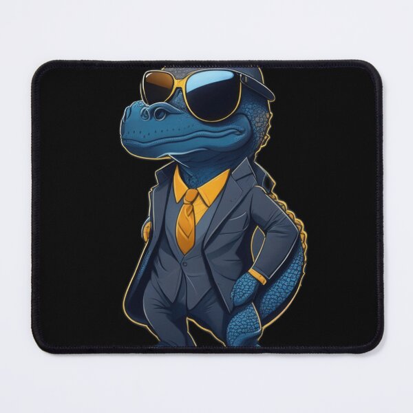 Item preview, Jazzy Blue Dino in Suit and Sunglasses - Animal designed and sold by Just Art's Creations colinw2292@gmail.com.