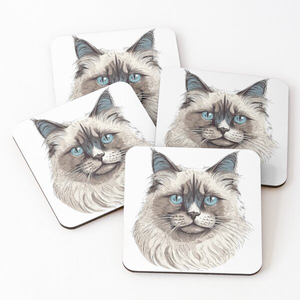 Item preview, Silky Birman Cat Breed Designs: Artistic Graphics Above the Claws designed and sold by DooodleGod.