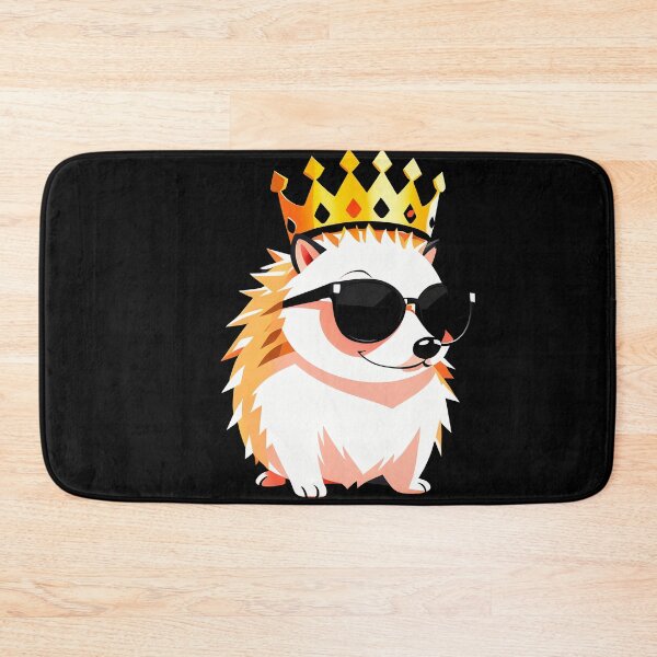 Item preview,  Cool hedgehog personage in sunglasses wearing a crown designed and sold by Harmonysens.