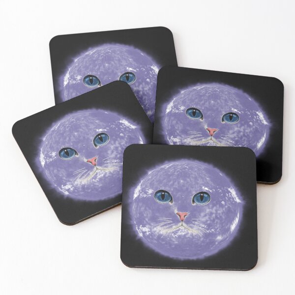 Item preview, BLUE SUN CAT T-SHIRT designed and sold by METAGOD POD.