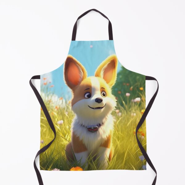 Item preview, Cute corgi dog in pixar style designed and sold by ink-and-Design.