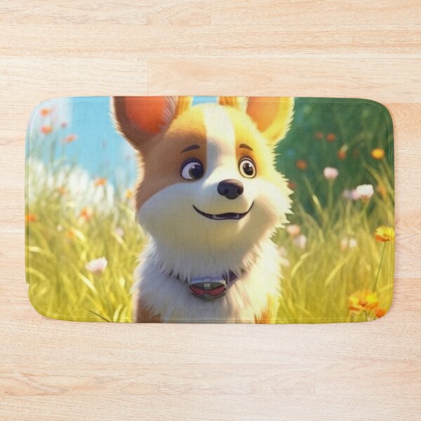 Item preview, Cute corgi dog in pixar style designed and sold by ink-and-Design.