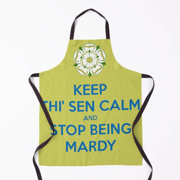 Item preview, Keep Thi Sen Calm And Stop Being Mardy Yorkshire Dialect Blue designed and sold by taiche.