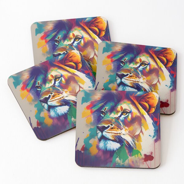 Item preview, proud lion designed and sold by ArtByte-Studio.