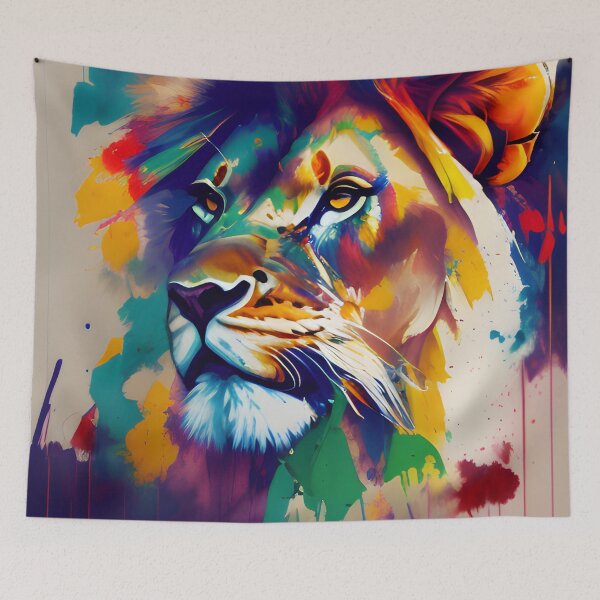 Item preview, proud lion designed and sold by ArtByte-Studio.