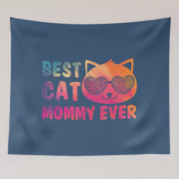 Item preview, Best Cat Mom Mommy Ever Colorful Kitty Leopard Eyeglasses 		 designed and sold by zkguklahcz21.