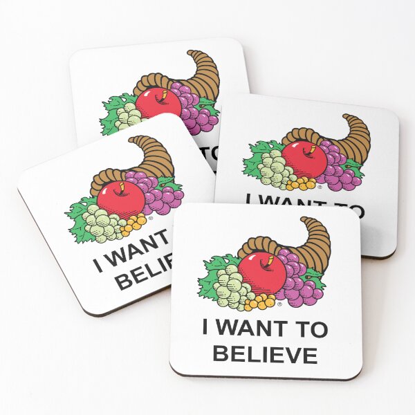 Item preview, I Want to Believe in the Fruit of the Cornucopia (Parody) designed and sold by AntiPolitical.