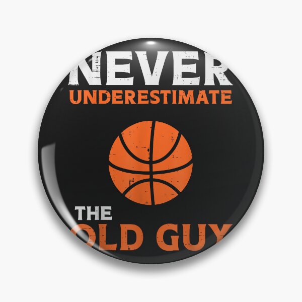 Item preview, Never Underestimate The Old Guy Basketball Grandpa Dad Men  designed and sold by PeggyBookman.