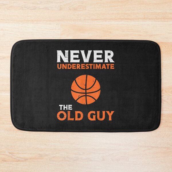 Item preview, Never Underestimate The Old Guy Basketball Grandpa Dad Men  designed and sold by PeggyBookman.