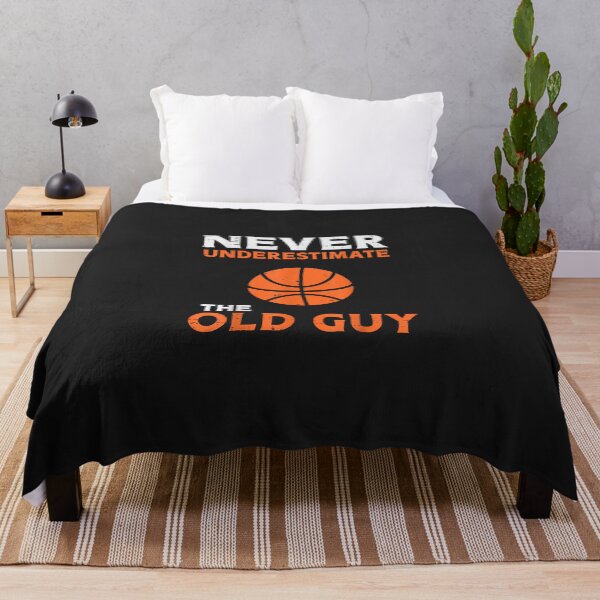 Item preview, Never Underestimate The Old Guy Basketball Grandpa Dad Men  designed and sold by PeggyBookman.