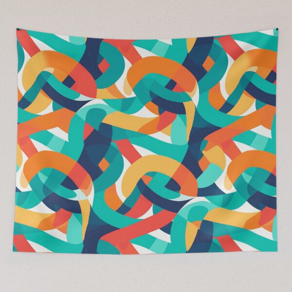 Item preview,  "Geometric Enchantment: Dive into the Intricate Fusion of Vibrant Shapes for an Irresistible Allure" designed and sold by SBD-Shop.