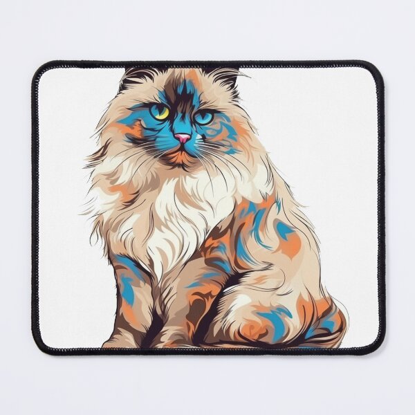 Item preview, FluffyPaws - Designer Birman Cat Merchandise for Feline Lovers! Charming Birman Cat Design and designed and sold by DooodleGod.