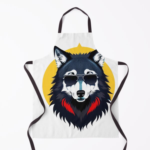 Item preview, Cool wolf personage in sunglasses in flat style designed and sold by Harmonysens.