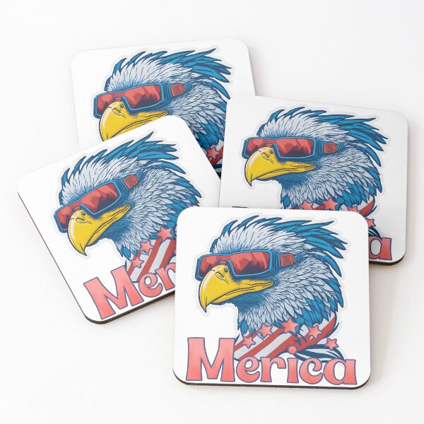 Item preview, Eagle with Mullet and Glasses designed and sold by Schka.